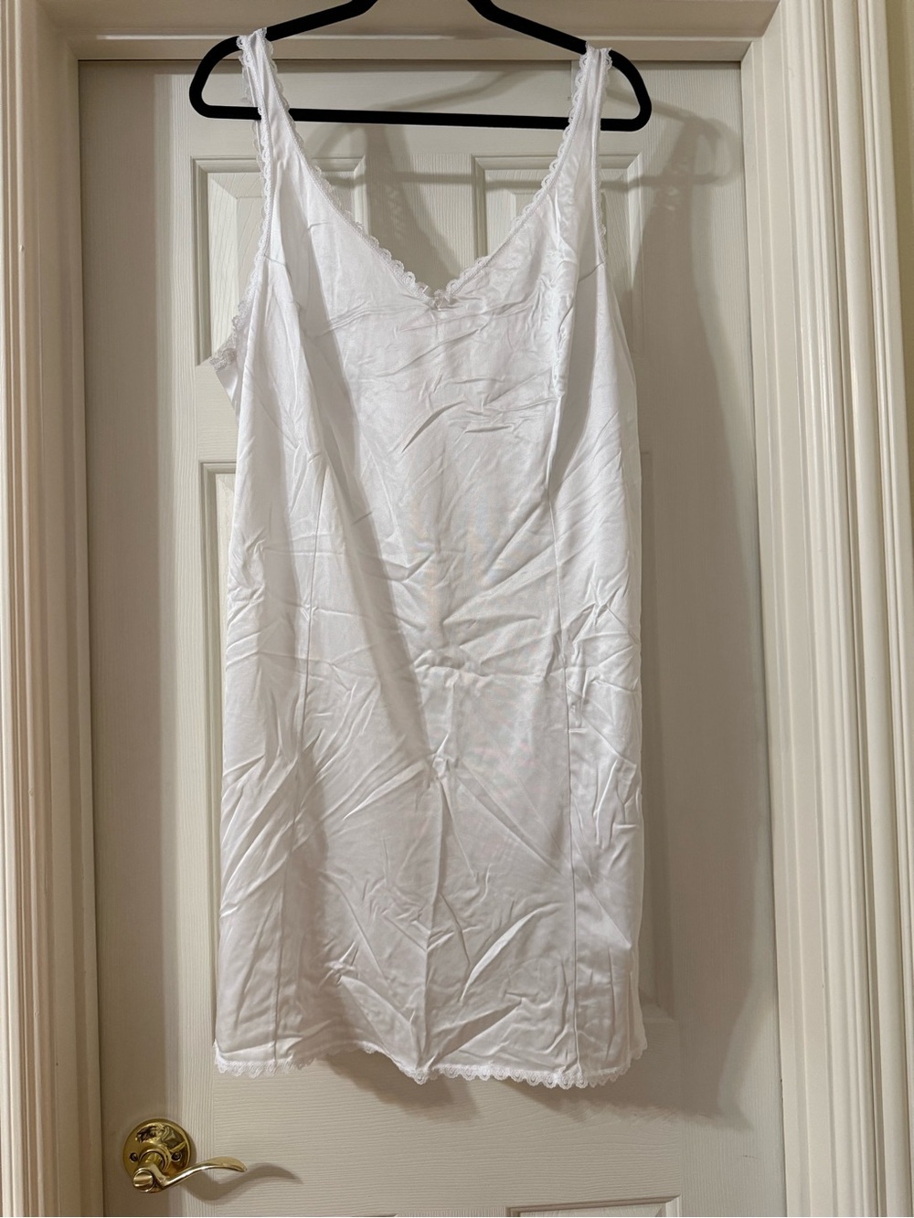 Vintage Sears White Full Slip